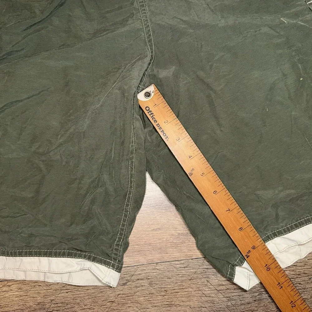 Vintage Y2K Abercrombie & Fitch Swim Trunks Cargo Board Shorts 2000s Size 36